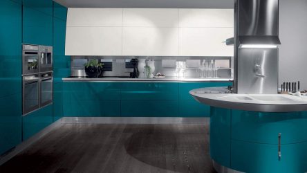 Design de cozinha azul: qual estilo entrar em contato? Mais de 170 fotos de incríveis combinações interiores
