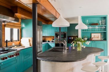 Design de cozinha azul: qual estilo entrar em contato? Mais de 170 fotos de incríveis combinações interiores