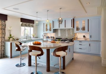 Design de cozinha azul: qual estilo entrar em contato? Mais de 170 fotos de incríveis combinações interiores