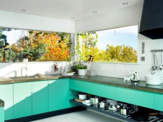Design de cozinha azul: qual estilo entrar em contato? Mais de 170 fotos de incríveis combinações interiores