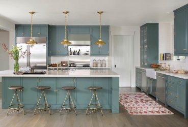 Design de cozinha azul: qual estilo entrar em contato? Mais de 170 fotos de incríveis combinações interiores