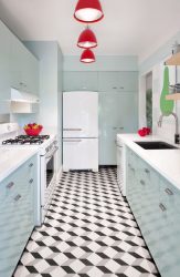 Design de cozinha azul: qual estilo entrar em contato? Mais de 170 fotos de incríveis combinações interiores