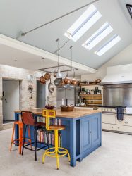 Design de cozinha azul: qual estilo entrar em contato? Mais de 170 fotos de incríveis combinações interiores