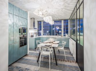 Design de cozinha azul: qual estilo entrar em contato? Mais de 170 fotos de incríveis combinações interiores