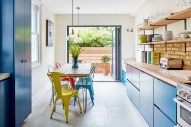 Design de cozinha azul: qual estilo entrar em contato? Mais de 170 fotos de incríveis combinações interiores