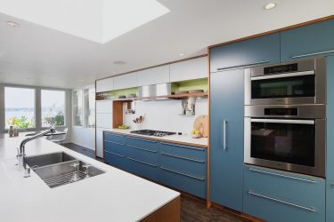 Design de cozinha azul: qual estilo entrar em contato? Mais de 170 fotos de incríveis combinações interiores