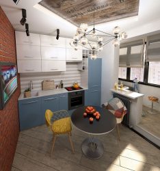 Design de cozinha azul: qual estilo entrar em contato? Mais de 170 fotos de incríveis combinações interiores