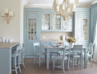 Design de cozinha azul: qual estilo entrar em contato? Mais de 170 fotos de incríveis combinações interiores