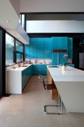 Design de cozinha azul: qual estilo entrar em contato? Mais de 170 fotos de incríveis combinações interiores