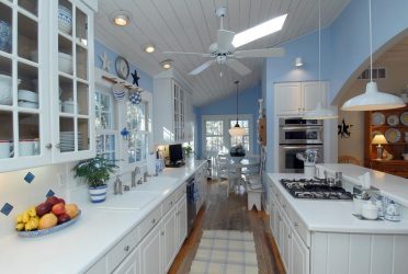 Design de cozinha azul: qual estilo entrar em contato? Mais de 170 fotos de incríveis combinações interiores