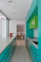 Design de cozinha azul: qual estilo entrar em contato? Mais de 170 fotos de incríveis combinações interiores