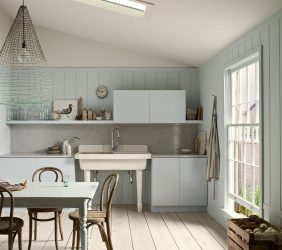 Design de cozinha azul: qual estilo entrar em contato? Mais de 170 fotos de incríveis combinações interiores