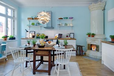 Design de cozinha azul: qual estilo entrar em contato? Mais de 170 fotos de incríveis combinações interiores