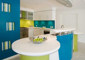Design de cozinha azul: qual estilo entrar em contato? Mais de 170 fotos de incríveis combinações interiores
