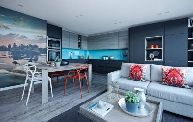 Azul: cor Zen no interior para alcançar a serenidade. 210+ (fotos) combinações de cores na cozinha, na sala de estar, no quarto