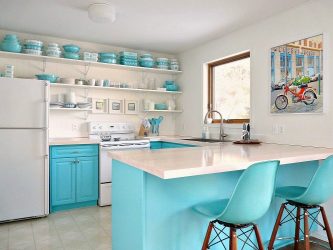 Azul: cor Zen no interior para alcançar a serenidade. 210+ (fotos) combinações de cores na cozinha, na sala de estar, no quarto