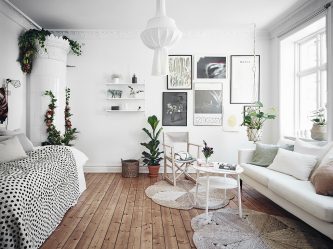 Zoneamento da sala de estar e quarto na mesma sala (235+ Design Photos): use o espaço com benefício e conveniência