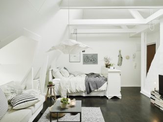 Zoneamento da sala de estar e quarto na mesma sala (235+ Design Photos): use o espaço com benefício e conveniência