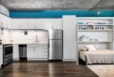 Zoneamento da sala de estar e quarto na mesma sala (235+ Design Photos): use o espaço com benefício e conveniência