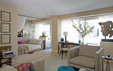 Zoneamento da sala de estar e quarto na mesma sala (235+ Design Photos): use o espaço com benefício e conveniência