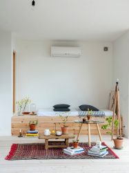 Zoneamento da sala de estar e quarto na mesma sala (235+ Design Photos): use o espaço com benefício e conveniência