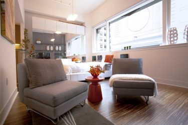 Zoneamento da sala de estar e quarto na mesma sala (235+ Design Photos): use o espaço com benefício e conveniência