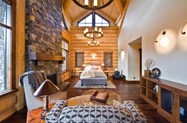 Zoneamento da sala de estar e quarto na mesma sala (235+ Design Photos): use o espaço com benefício e conveniência