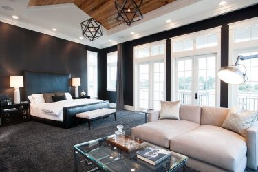 Zoneamento da sala de estar e quarto na mesma sala (235+ Design Photos): use o espaço com benefício e conveniência