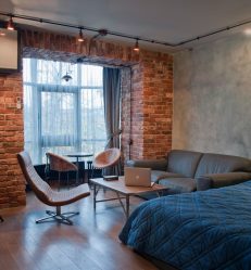 Zoneamento da sala de estar e quarto na mesma sala (235+ Design Photos): use o espaço com benefício e conveniência