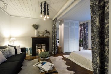 Zoneamento da sala de estar e quarto na mesma sala (235+ Design Photos): use o espaço com benefício e conveniência