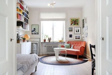 Zoneamento da sala de estar e quarto na mesma sala (235+ Design Photos): use o espaço com benefício e conveniência