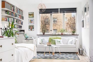 Zoneamento da sala de estar e quarto na mesma sala (235+ Design Photos): use o espaço com benefício e conveniência