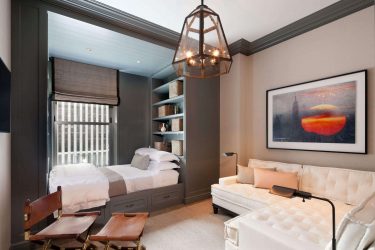 Zoneamento da sala de estar e quarto na mesma sala (235+ Design Photos): use o espaço com benefício e conveniência