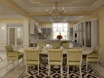Cozinha design sala de estar em uma casa particular (mais de 200 fotos): técnicas de design e métodos de orçamento de transformação