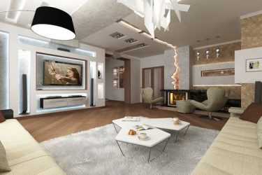 Cozinha design sala de estar em uma casa particular (mais de 200 fotos): técnicas de design e métodos de orçamento de transformação