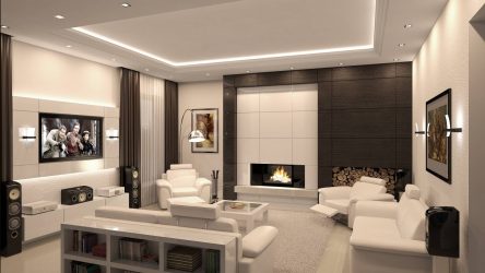 Cozinha design sala de estar em uma casa particular (mais de 200 fotos): técnicas de design e métodos de orçamento de transformação