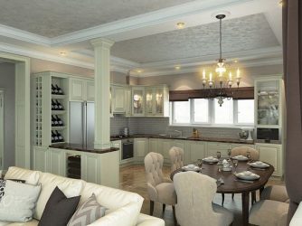 Cozinha design sala de estar em uma casa particular (mais de 200 fotos): técnicas de design e métodos de orçamento de transformação