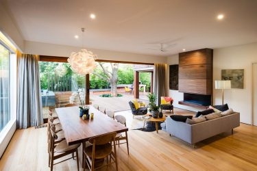 Cozinha design sala de estar em uma casa particular (mais de 200 fotos): técnicas de design e métodos de orçamento de transformação