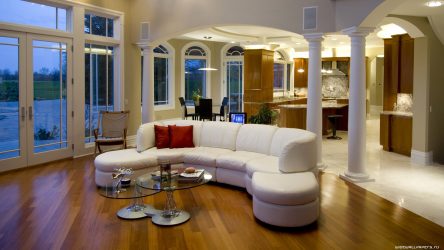 Cozinha design sala de estar em uma casa particular (mais de 200 fotos): técnicas de design e métodos de orçamento de transformação