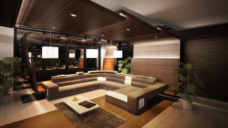 Cozinha design sala de estar em uma casa particular (mais de 200 fotos): técnicas de design e métodos de orçamento de transformação
