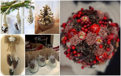 Milagre de Natal de 2019: 180+ (Foto) Idéias para uma decoração bonita e elegante com suas próprias mãos. Preparando-se para as férias com antecedência (+ Avaliações)