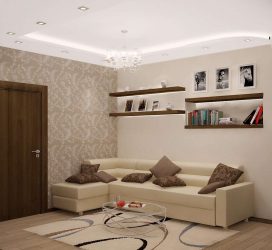 O interior de uma pequena sala de estar: 190+ (Fotos) Idéias modernas (móveis, papel de parede, zoneamento)