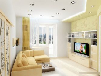 O interior de uma pequena sala de estar: 190+ (Fotos) Idéias modernas (móveis, papel de parede, zoneamento)