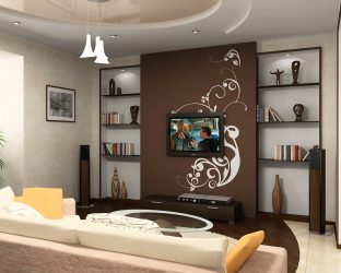 O interior de uma pequena sala de estar: 190+ (Fotos) Idéias modernas (móveis, papel de parede, zoneamento)