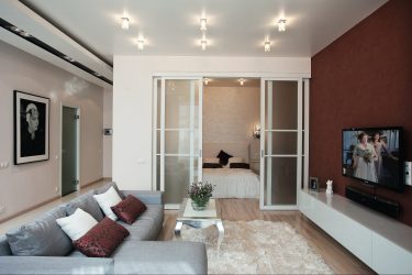 O interior de uma pequena sala de estar: 190+ (Fotos) Idéias modernas (móveis, papel de parede, zoneamento)