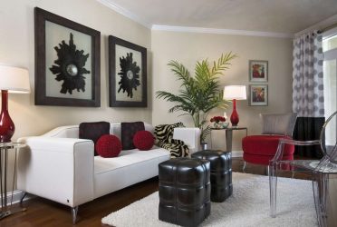 O interior de uma pequena sala de estar: 190+ (Fotos) Idéias modernas (móveis, papel de parede, zoneamento)