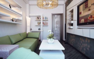 O interior de uma pequena sala de estar: 190+ (Fotos) Idéias modernas (móveis, papel de parede, zoneamento)