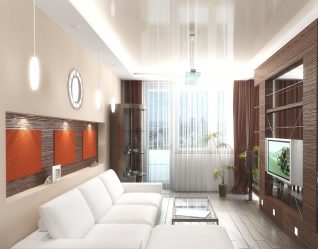 O interior de uma pequena sala de estar: 190+ (Fotos) Idéias modernas (móveis, papel de parede, zoneamento)