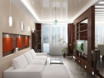 O interior de uma pequena sala de estar: 190+ (Fotos) Idéias modernas (móveis, papel de parede, zoneamento)