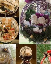 Como fazer lindas bolas para o novo 2019 com as próprias mãos? Artesanatos interessantes e volumosos (mais de 115 fotos). 9 master classes passo-a-passo
